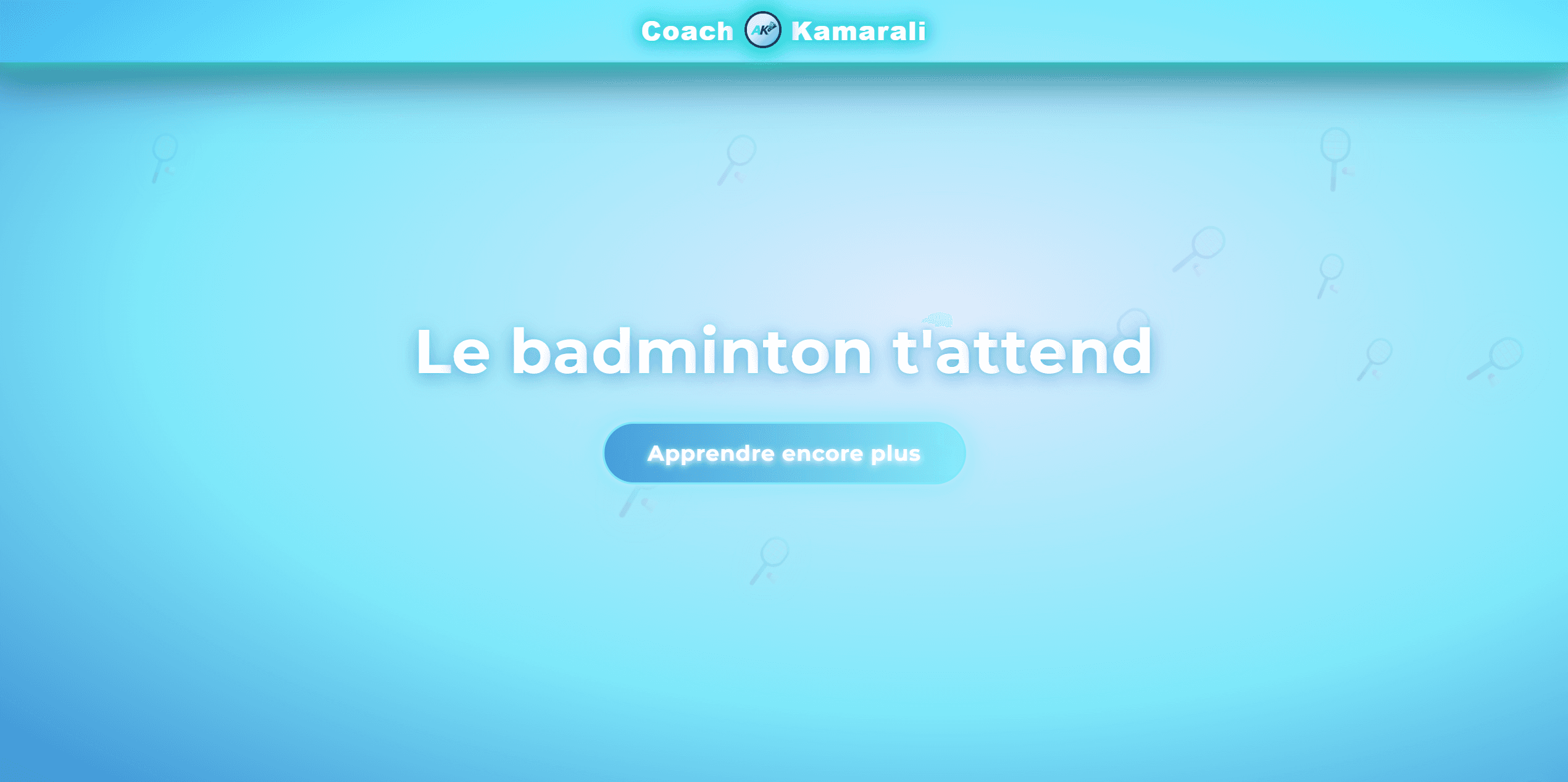 Coach Kamarali — Badminton Club